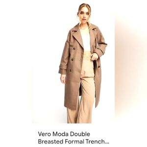 Vero Moda curve trench coat.